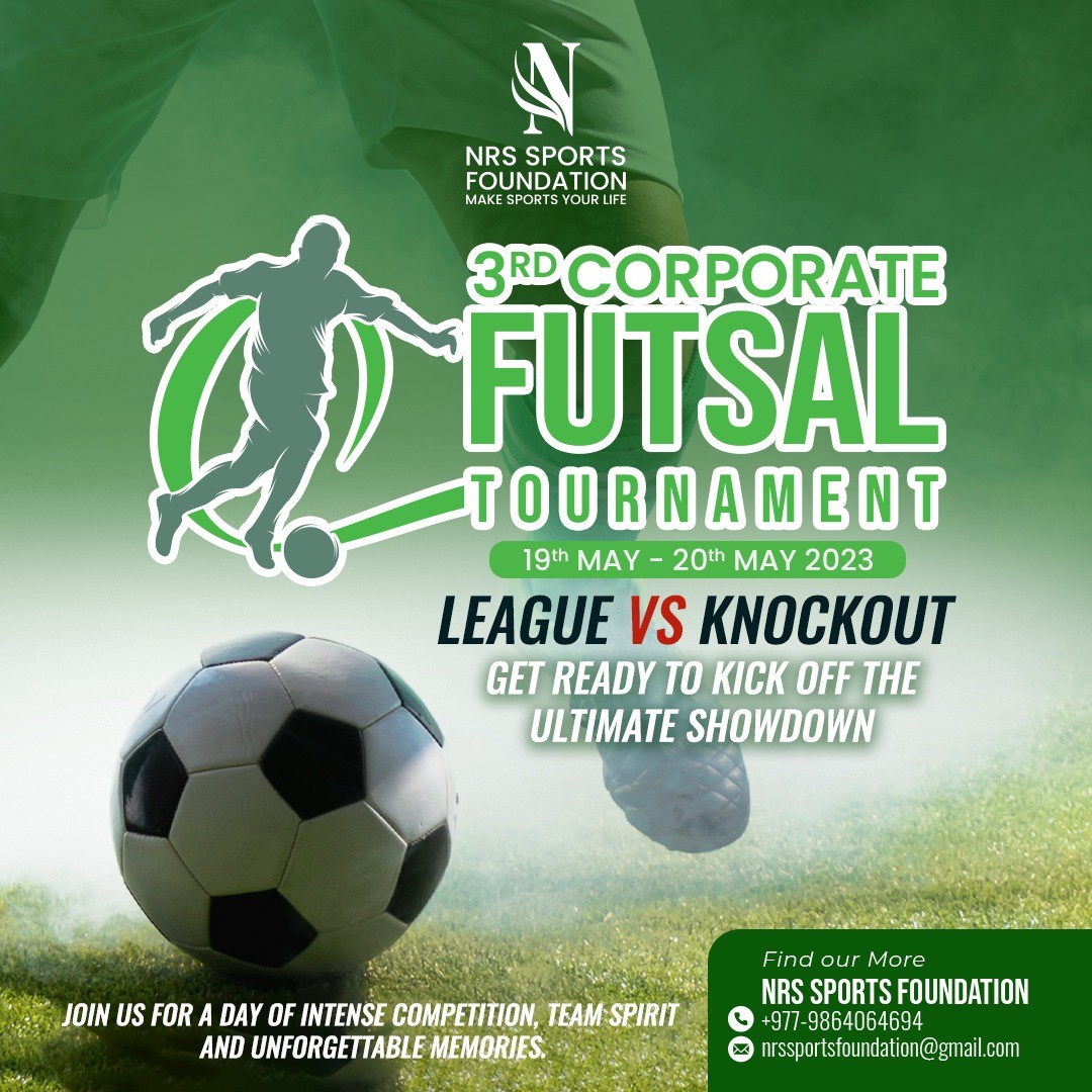3rd Corporate Futsal Tournament – Entries Open | 19th May 2023